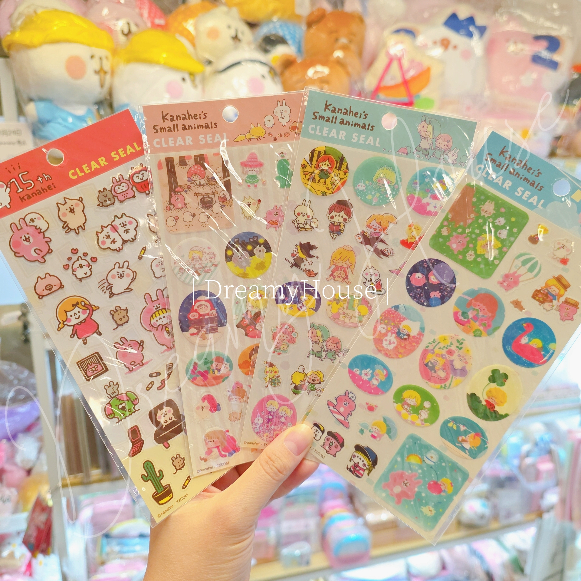 日本 kanahei 🎨kanahei 15th展🎨 透明貼紙