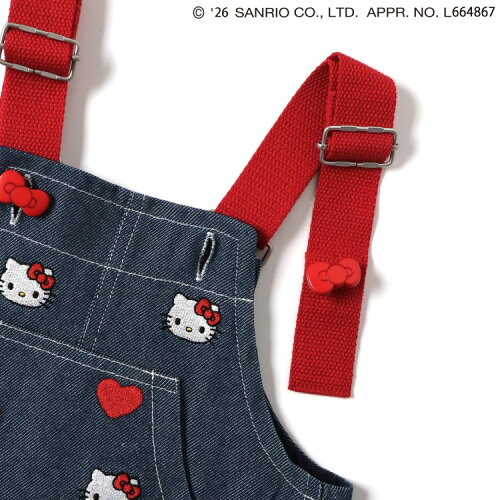 🆕【⭐訂購⭐】 🇯🇵日本直送🌀#Kitty 刺繡 扇形裙擺 吊帶裙🌀[ELBA-0200][260310]