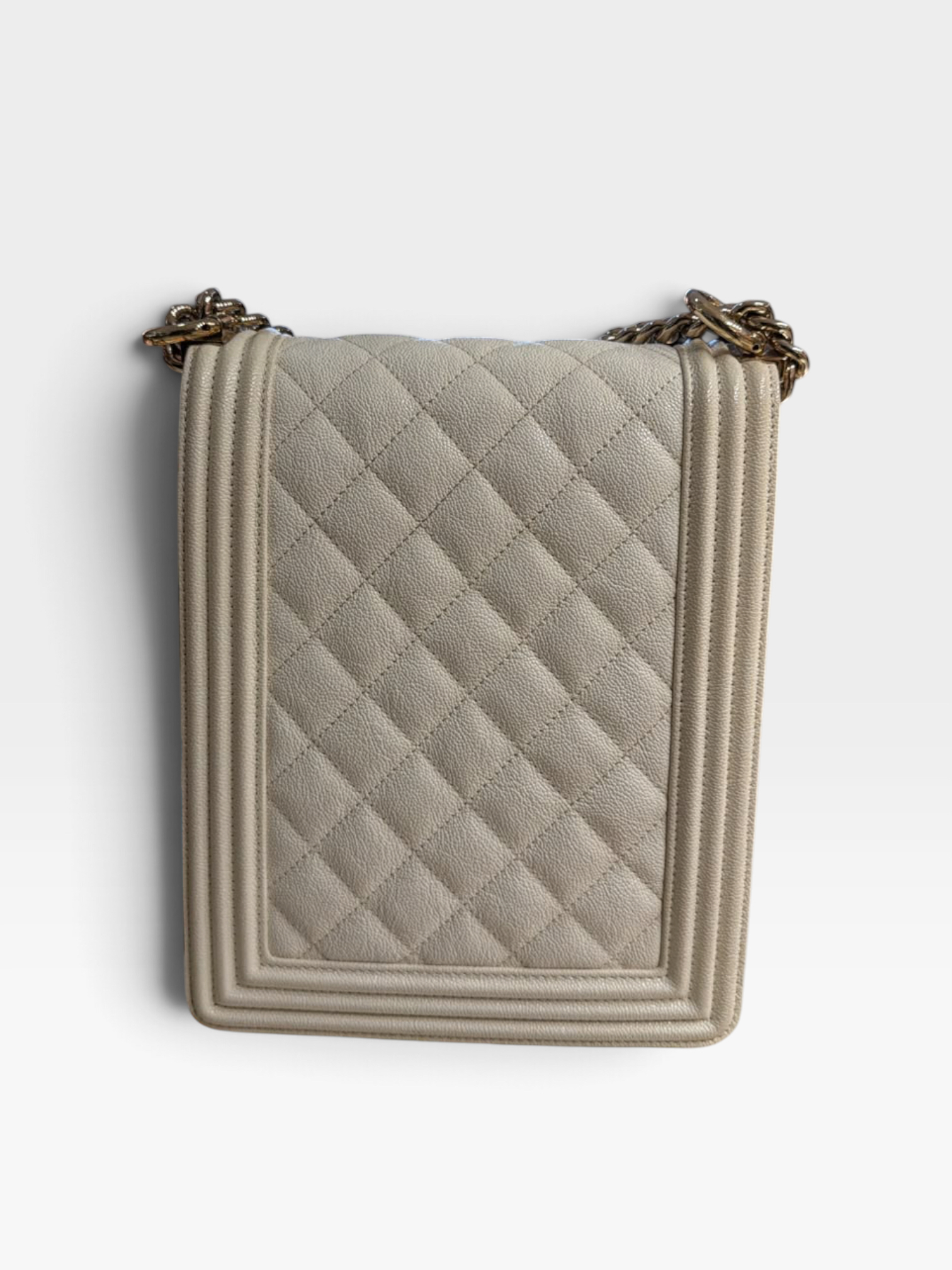 Pre-owned CHANEL North South Boy Bag/ Product Code: A092302