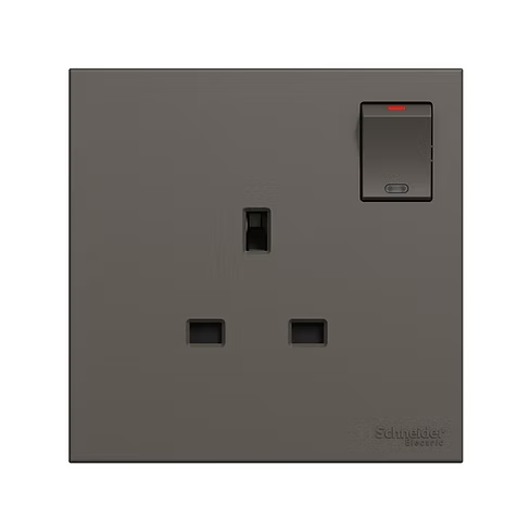 施耐德 奐然AvatarOn C 石墨灰 13A單蘇有掣 插座
