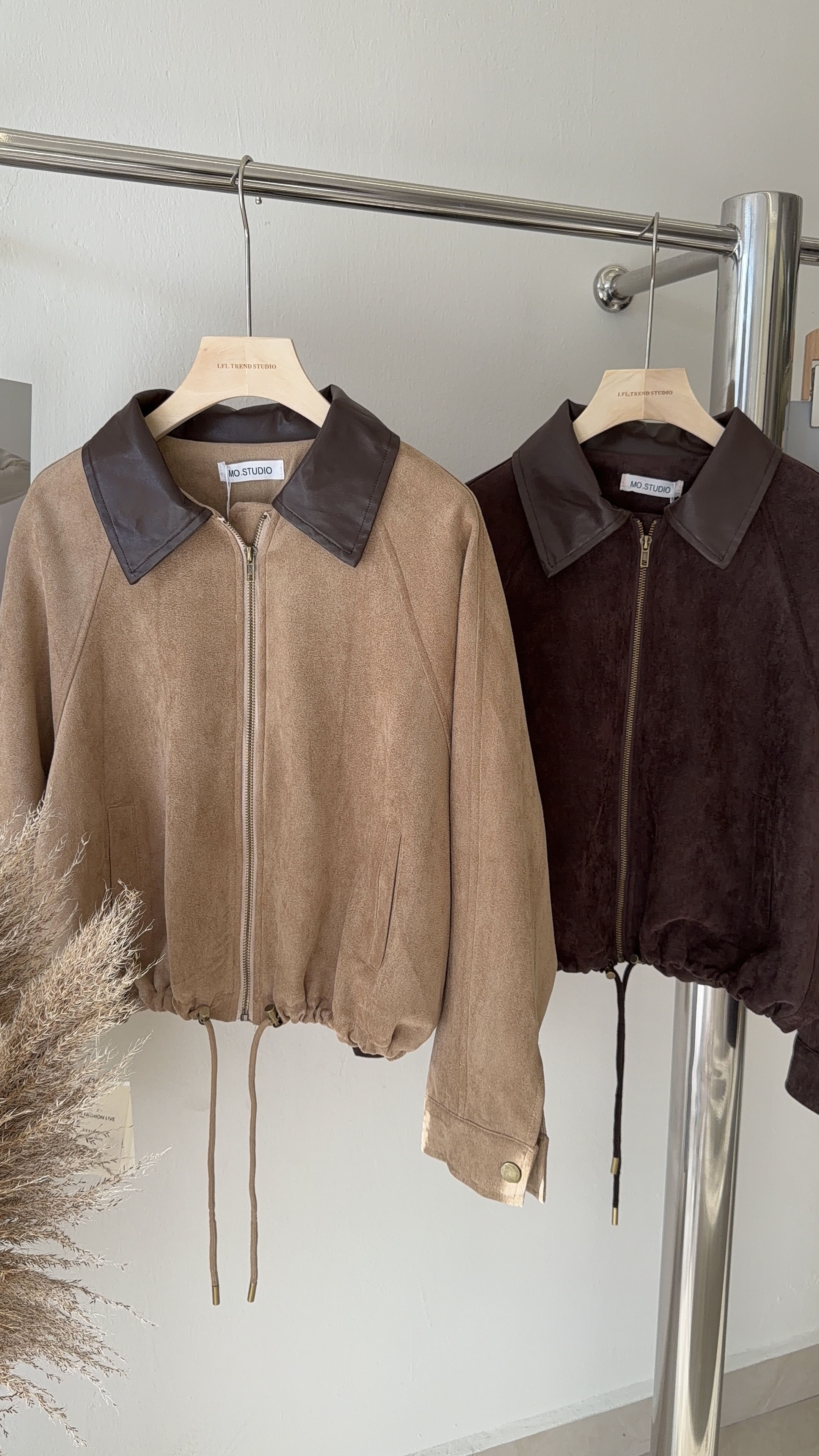 6617 爆款个性皮绒外套