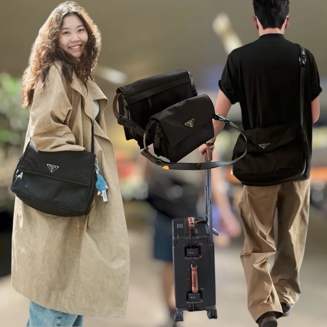 Prada Re‑Nylon尼龍郵差包
