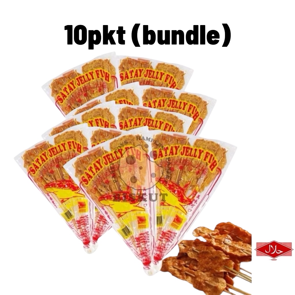 10pkt Satay Batang Ikan Jelly Fish Bundle