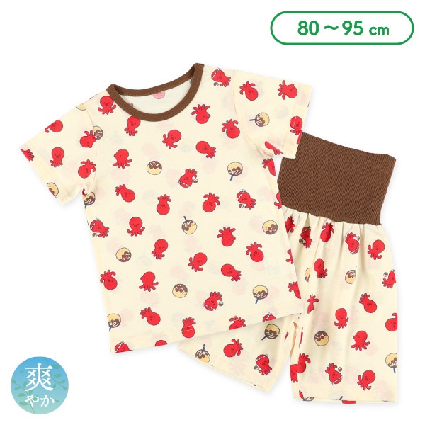 🇯🇵預訂 日本直送🇯🇵章魚燒滿印包腹短袖家居服上下套裝