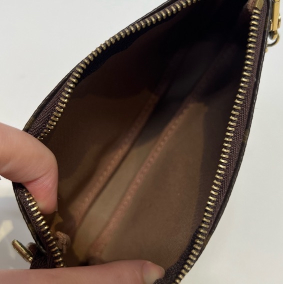 【預訂貨品】LV中古老花麻將包