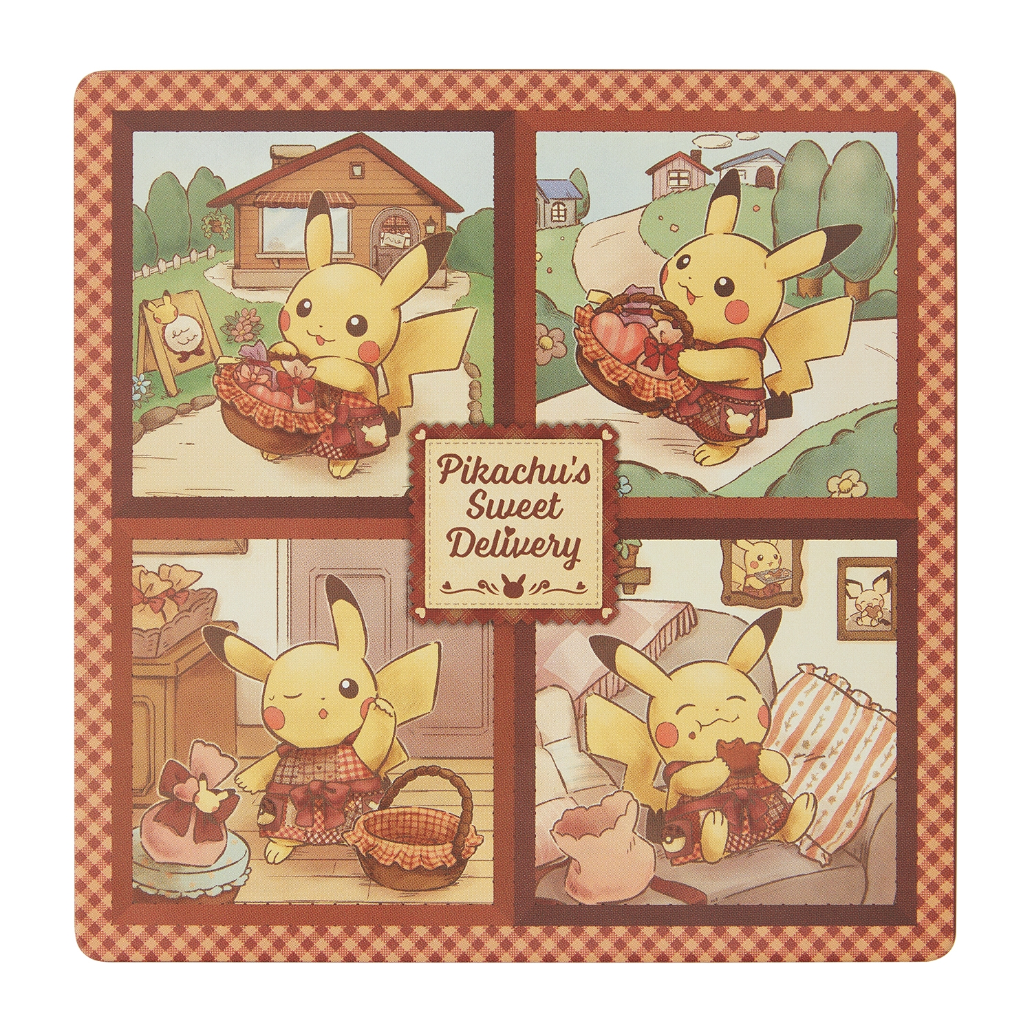 Pokemon Center 2026 モロゾフ スクエア缶 アソートチョコレート Pikachu’s Sweet Delivery 朱古力 9個入 - 01260357