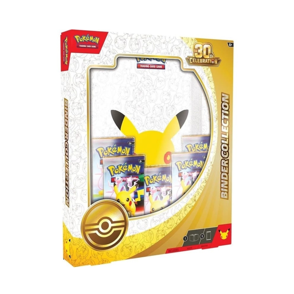 門市現貨｜Pokemon寶可夢 - 英文版 PTCG Pokemon 30th Celebration Binder Collection 30週年卡簿套裝 (1卡簿+5散包)