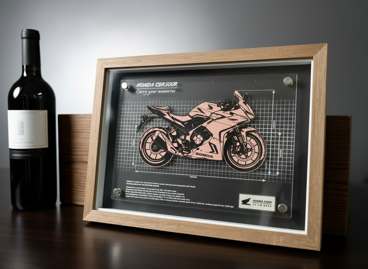 [客製化] 立體鍍金屬汽車掛畫 Essential Edition