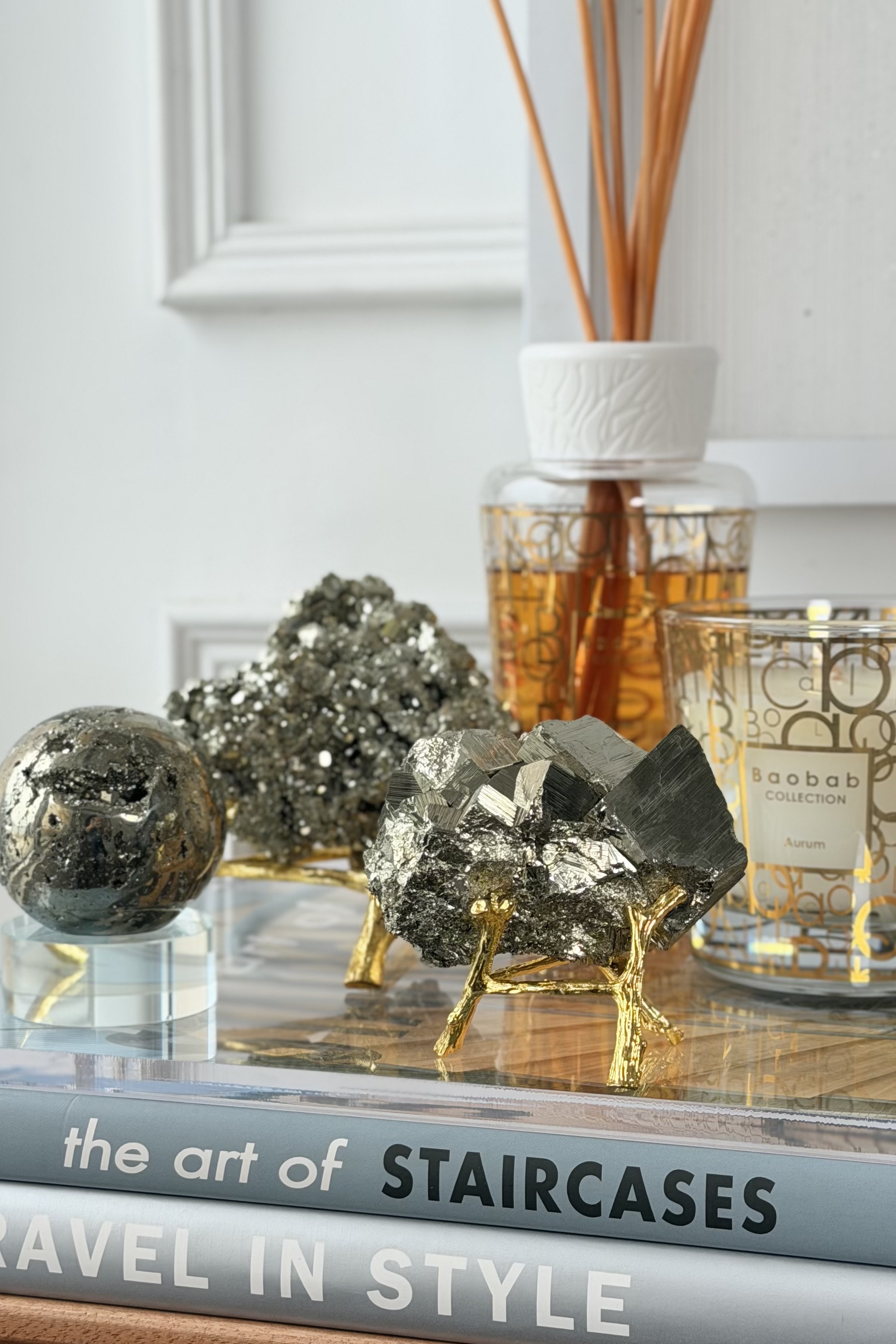 ༒8cm黃鐵礦多面立方晶體 擺件༒ PY0185CM8G3Am-RB5*9mf