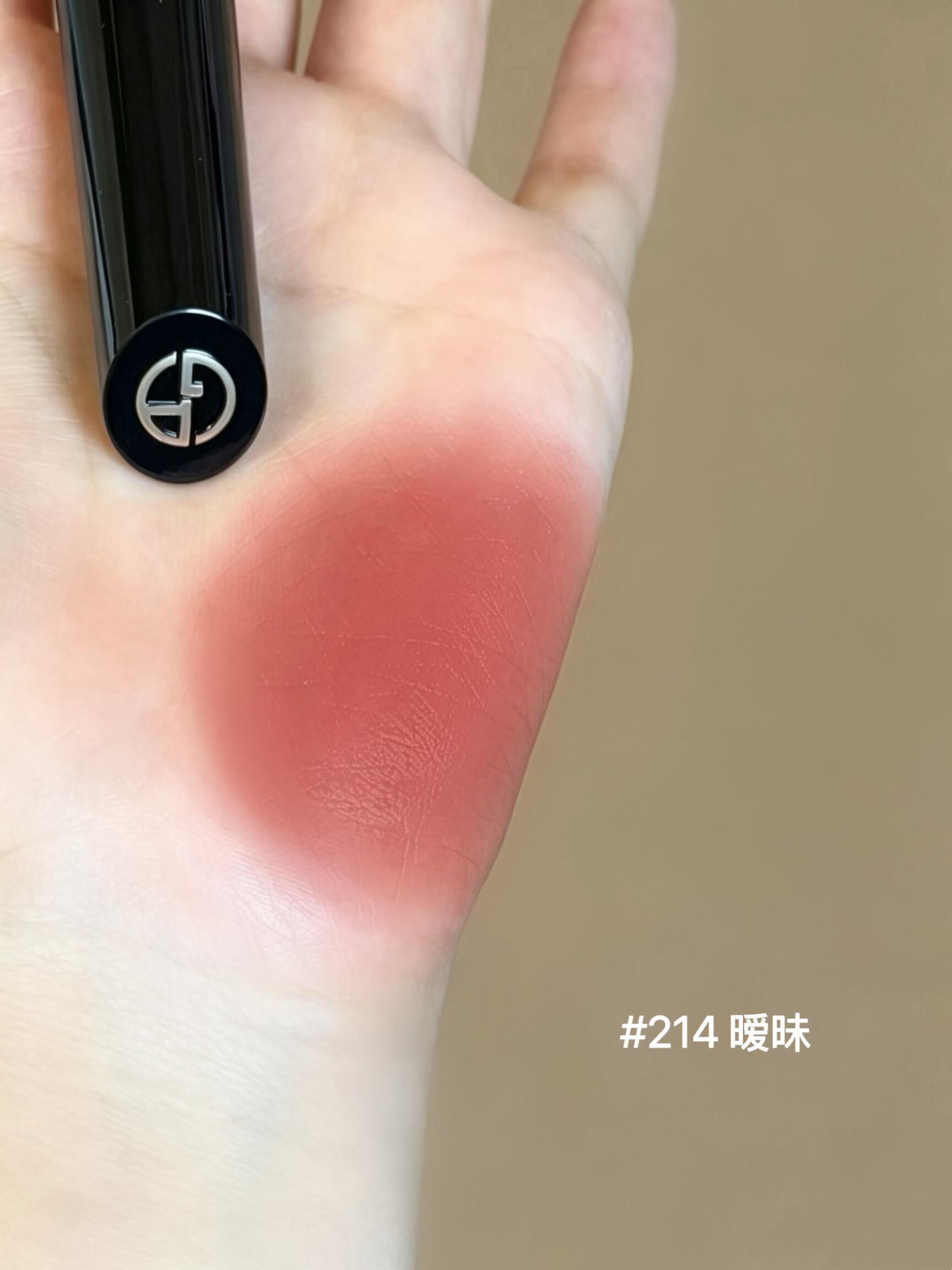 新品！Armani 阿瑪尼全新傳奇紅管大師唇釉絲絨100 214 520 405