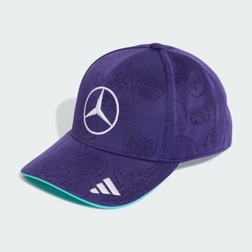 #現貨 新加坡大獎賽別注 Adidas F1 Mercedes Benz 平治車隊 2026 紫色車手帽子 KS3939