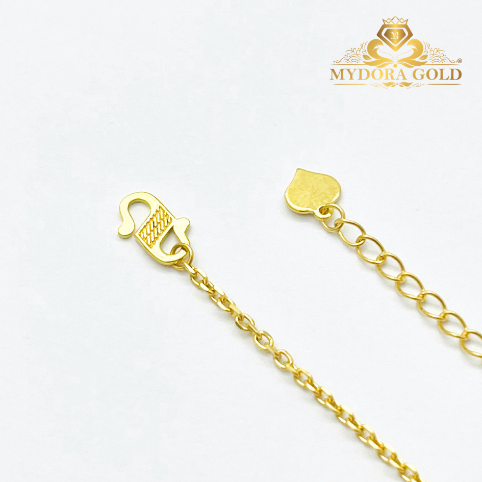 MYDORA Rantai Tangan Fesyen Safety Pin + Bead H l EMAS 916/22K