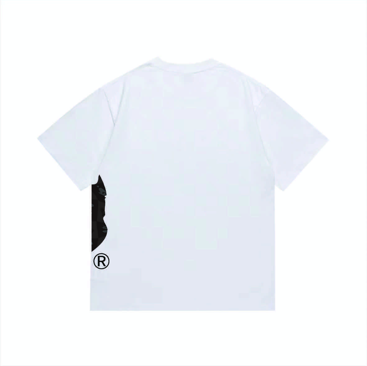 Bape Distortion Side Big Ape Head Tee