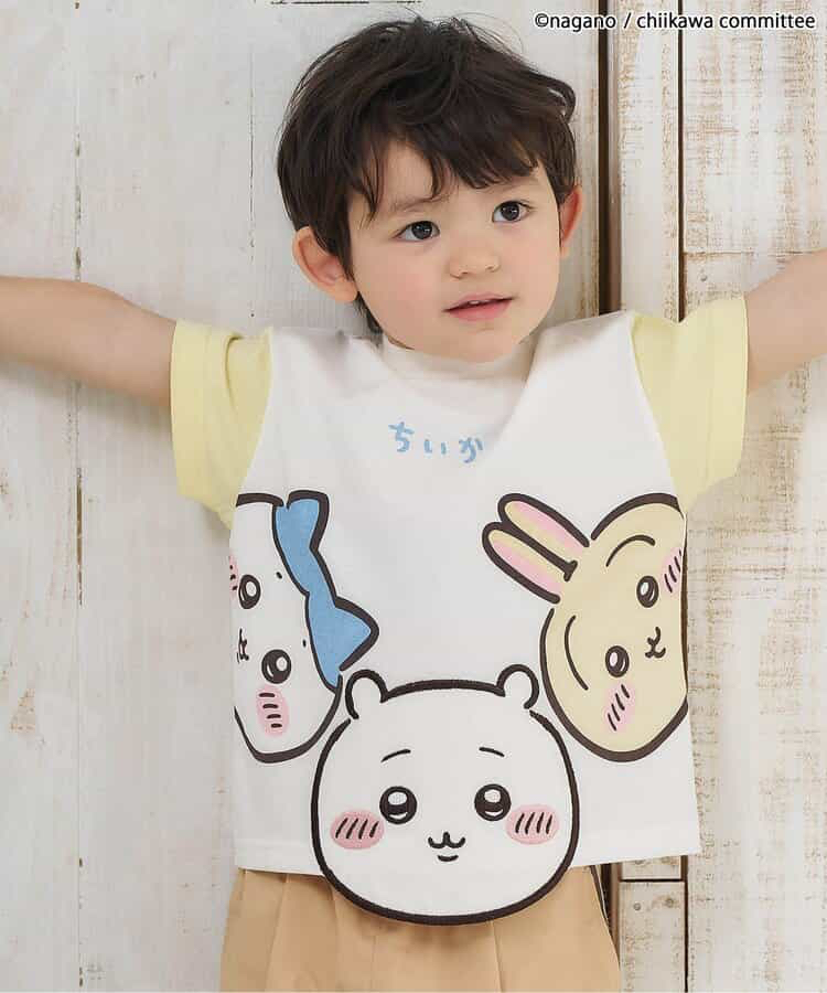 🇯🇵預訂 日本直送🇯🇵Apres les cours x Chiikawa系列三色人物貼花短袖T恤