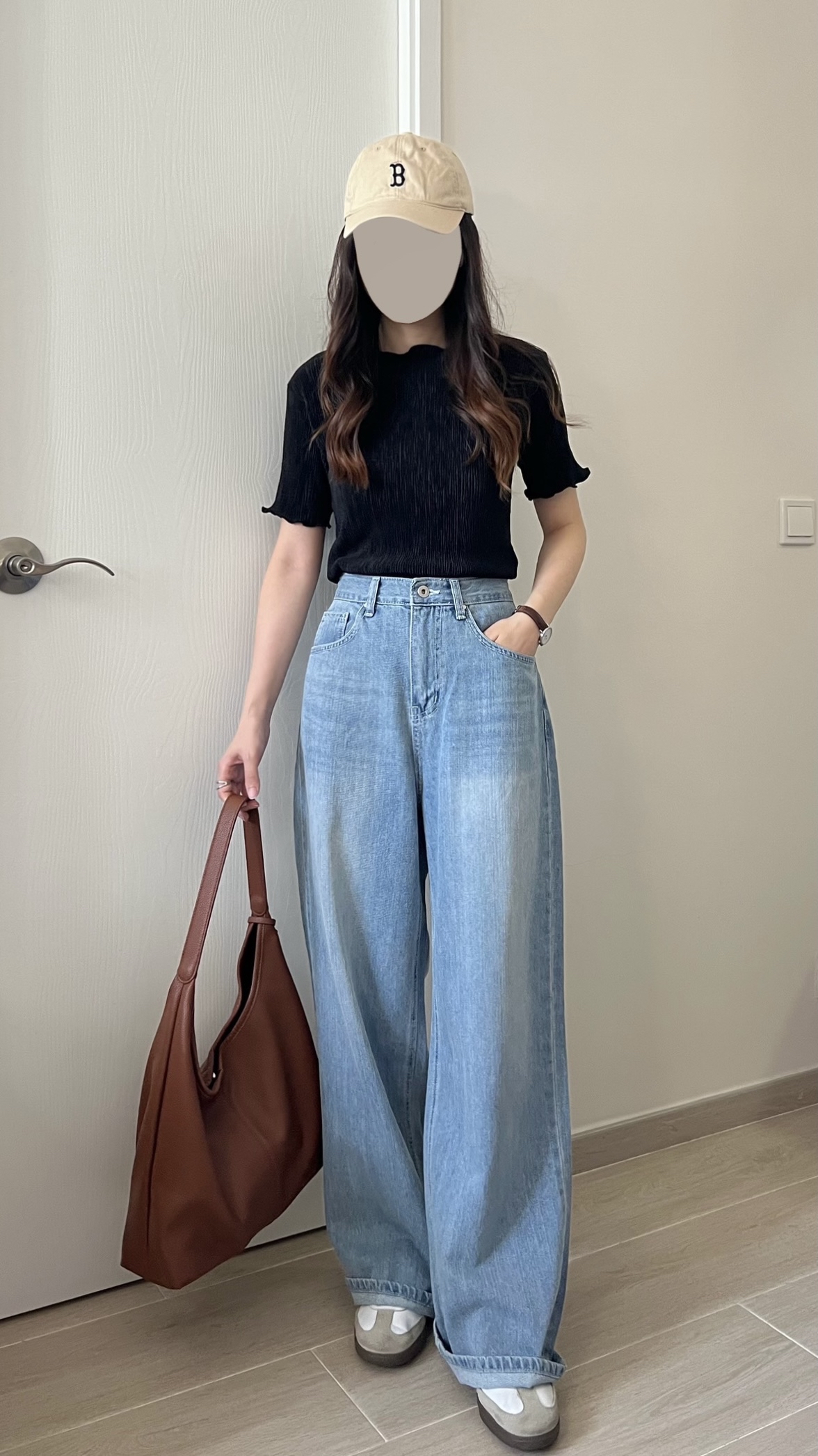 軟布大長腿牛仔褲 推薦