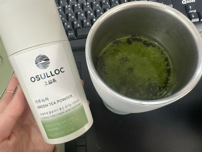 韓國 OSULLOC 濟州 純天然 有機 綠茶粉40g｜Green Tea Powder