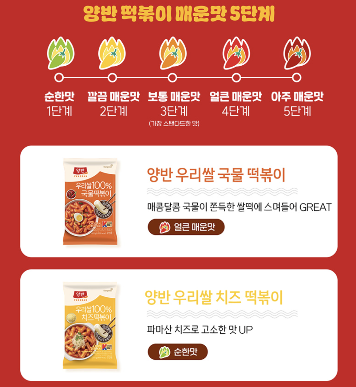 5款口味｜韓國 東遠 Dongwon 年糕之神 玫瑰醬 / 芝士 / 炸醬麵 / 辣炒 即食年糕 2人份 ｜Yangban Topokki 