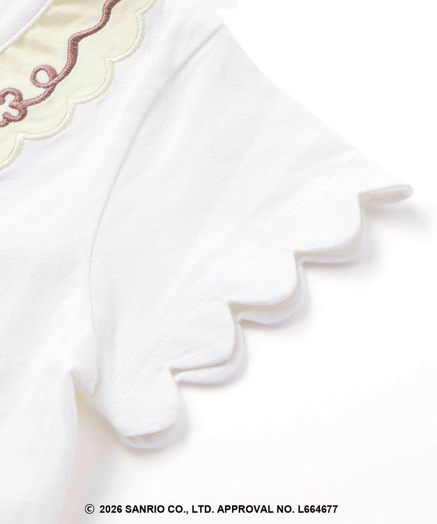 🇯🇵預訂 日本直送🇯🇵Slap Slip x Sanrio系列兩色人物印花立體耳朵刺繡水手領扇形袖上衣