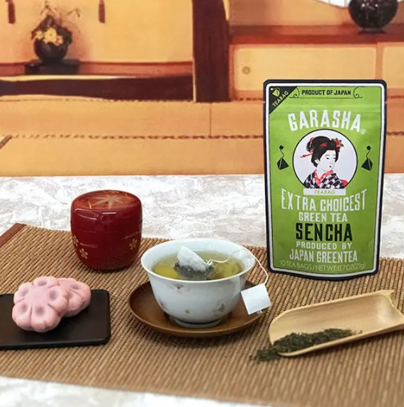 日本產 GARASHA 茶包 (2.1gx10包) 玄米茶/焙茶/煎茶 平行進口