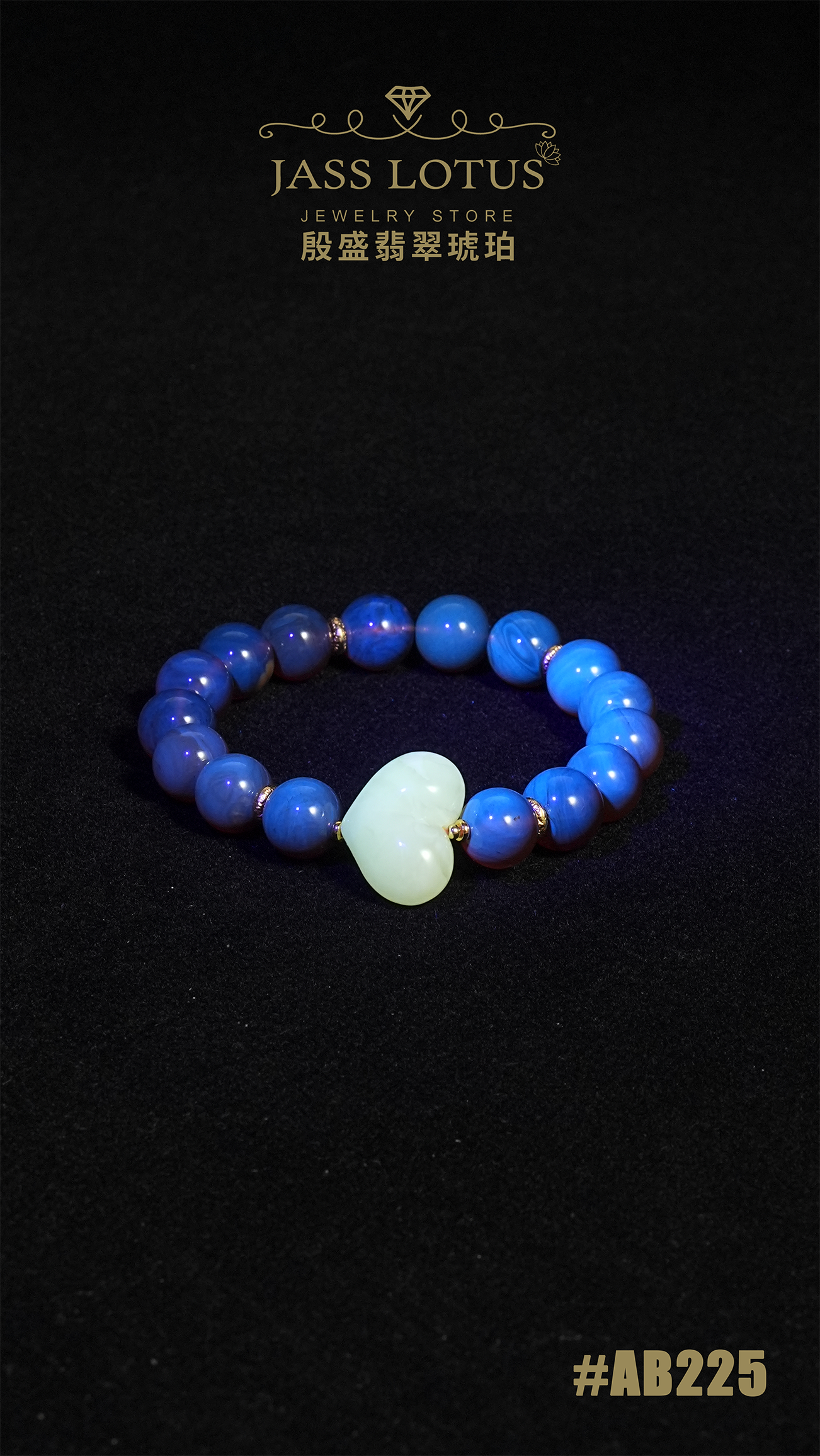 緬甸天然琥珀紫羅蘭珀配俄羅斯天然心心蜜蠟手串