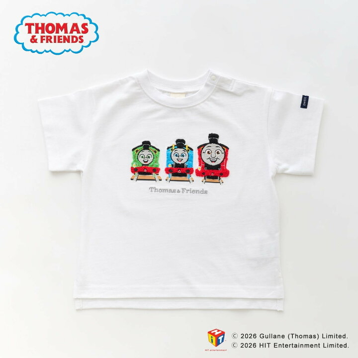 🇯🇵預訂 日本直送🇯🇵Petit Main x Thomas湯瑪士小火車系列四色刺繡短袖T恤