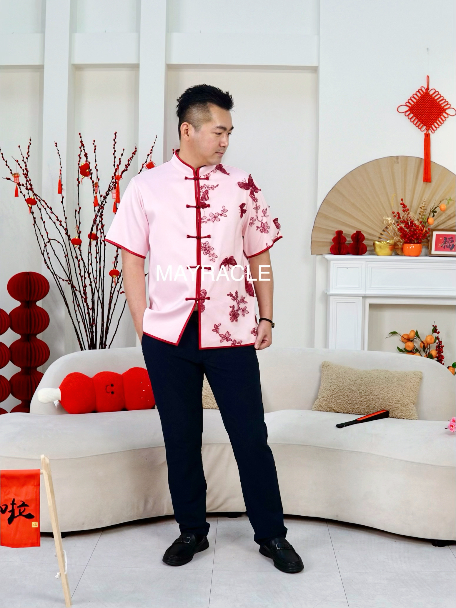 [PRE-ORDER] CNY 2027 Butterfly (蝶) Men Shirt