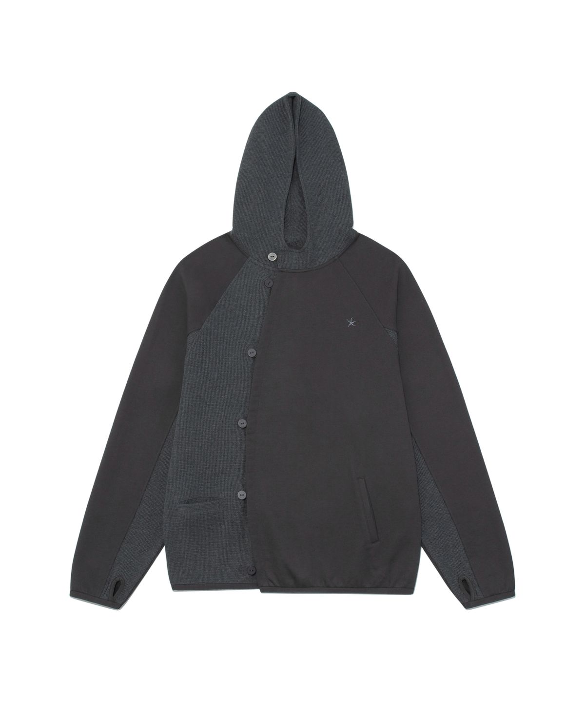 🇰🇷訂購｜ thecoldestmoment 26SS｜TCM curved button waffle jacket  2色 