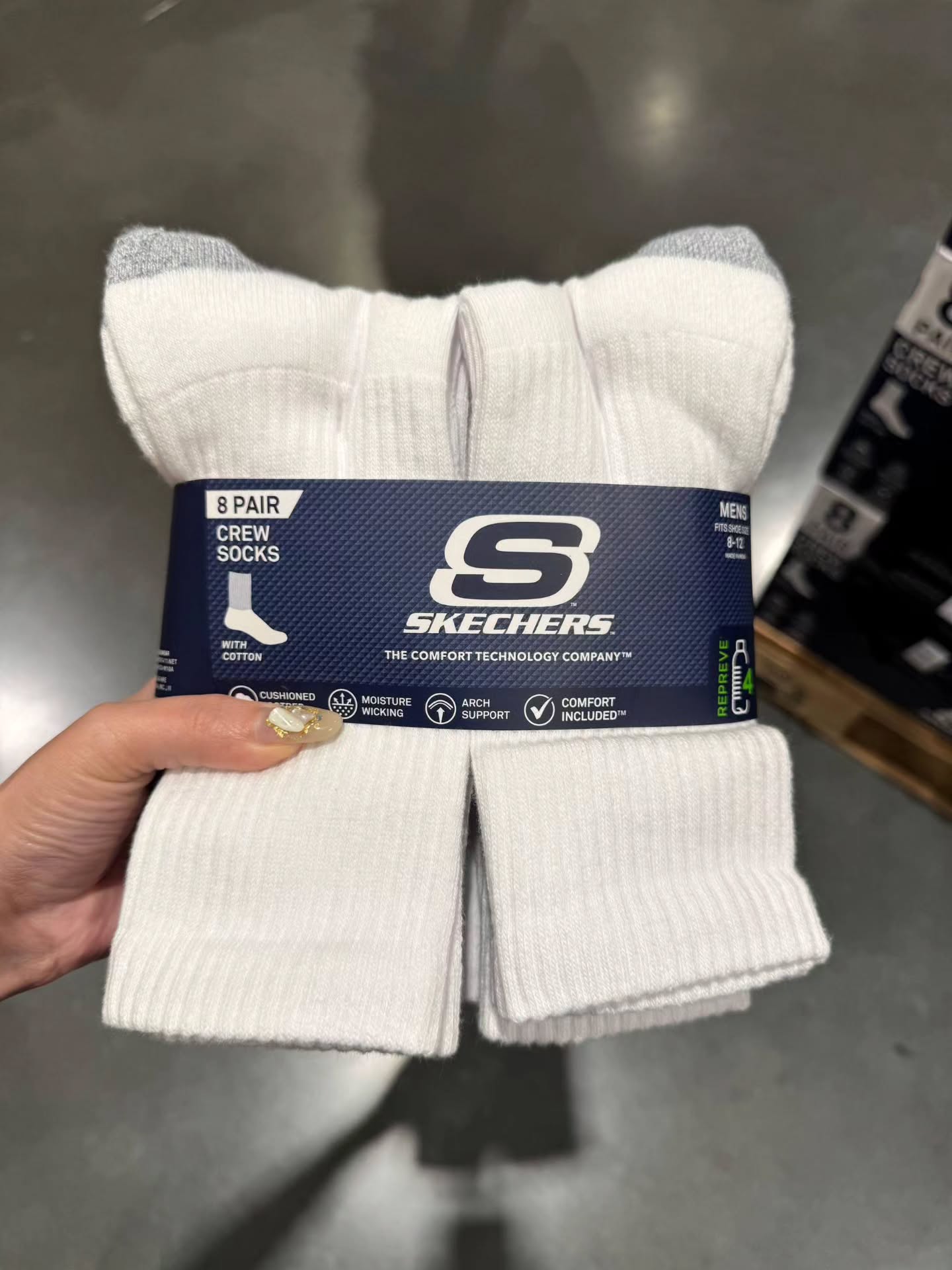 🇯🇵Skechers男款长袜8件套