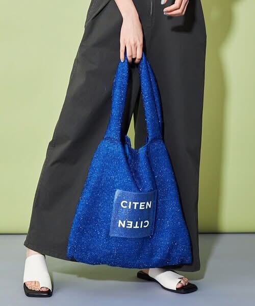 日本直送CITEN Sparkling Clear Logo Tote Bag