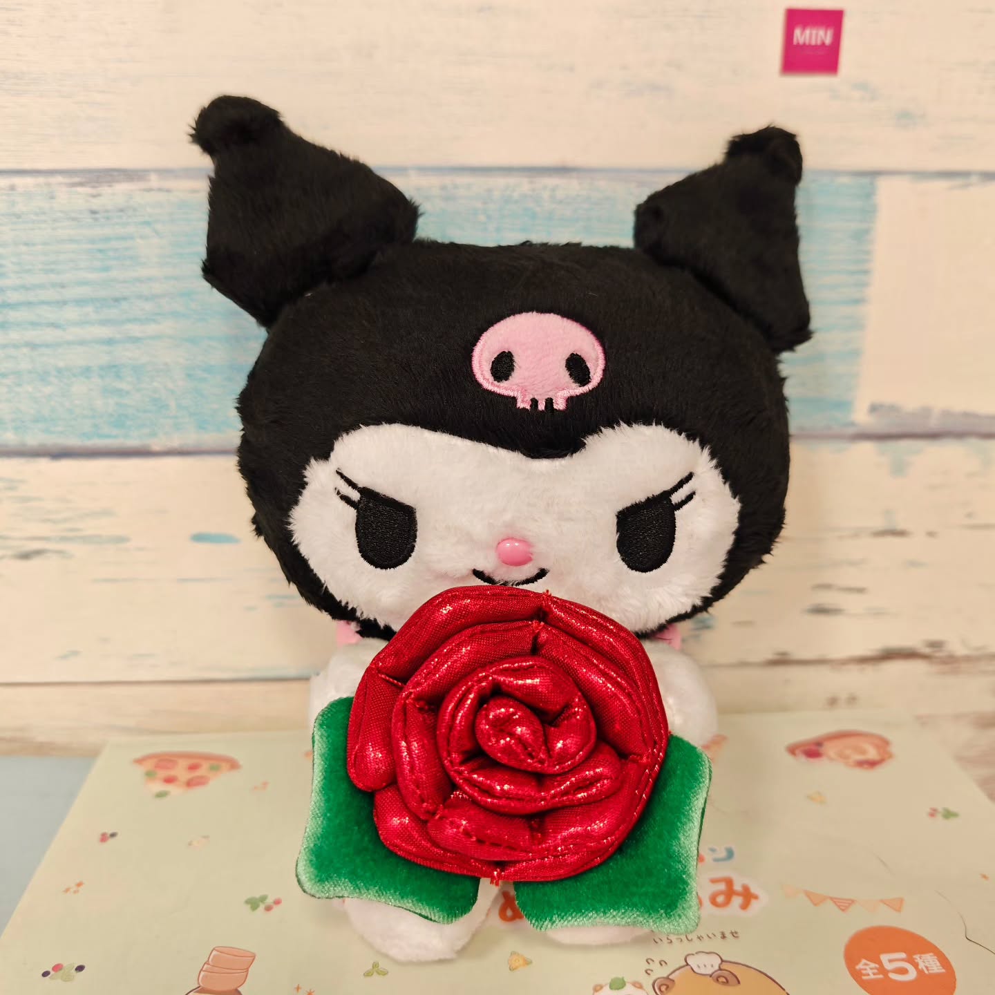 🌹Kuromi玫瑰花公仔😊