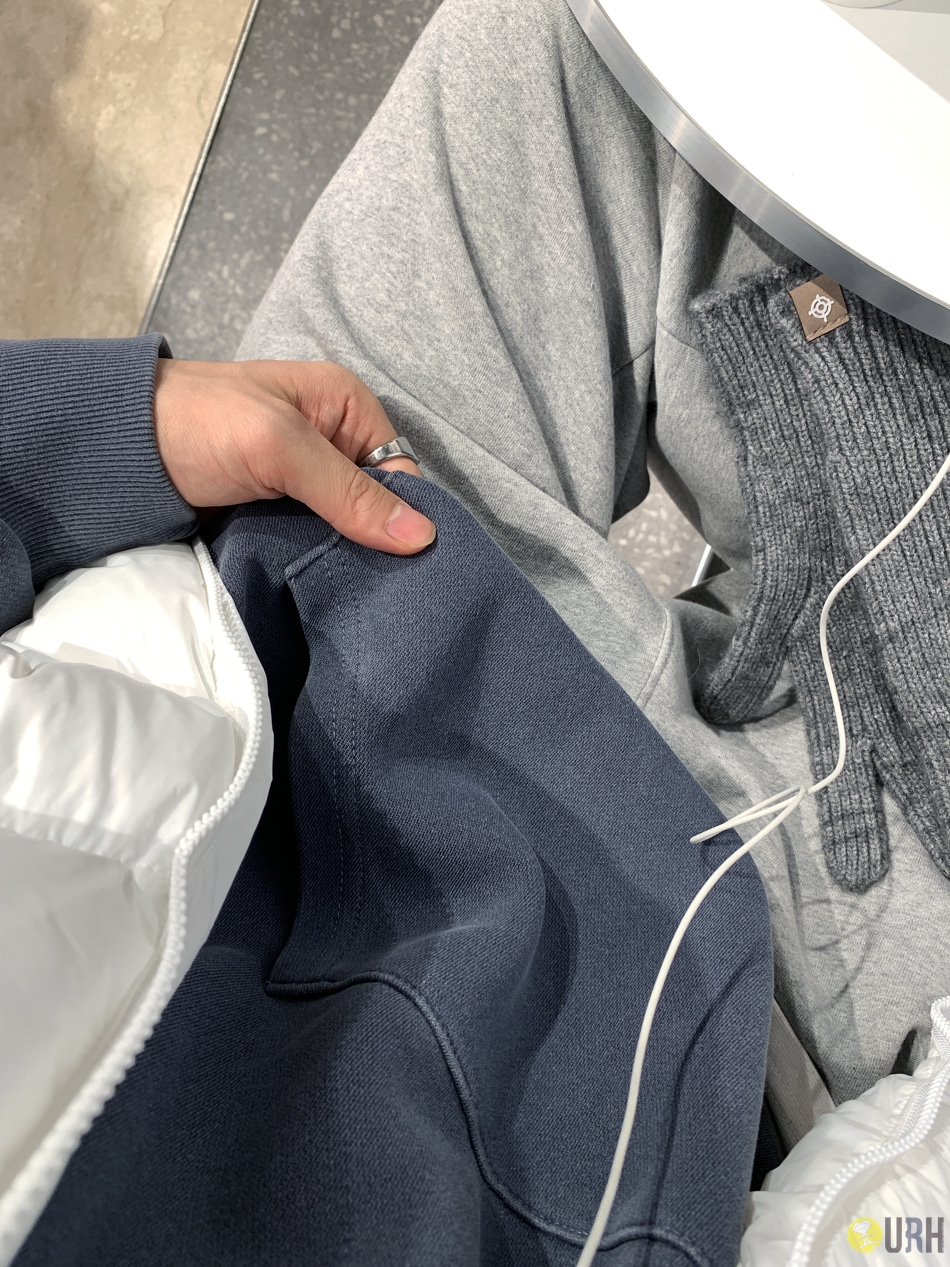 【100%保證韓國直送】高質感 Axilon 刺繡復古水洗寬鬆連帽衛衣 Hoodie [3 color] RL114678