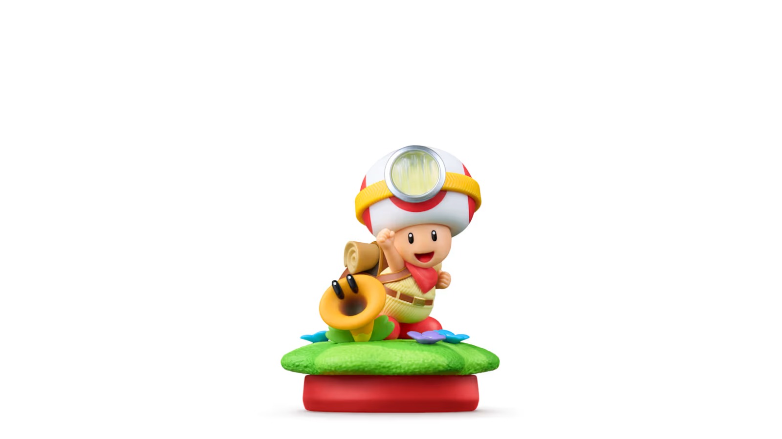 【預售 26/3】AMIIBO 超級瑪利歐兄弟驚奇 (奇諾比奧隊長&閒聊花花) / Super Mario Bros. Wonder (Captain Toad & Talking Flower)  PO0395