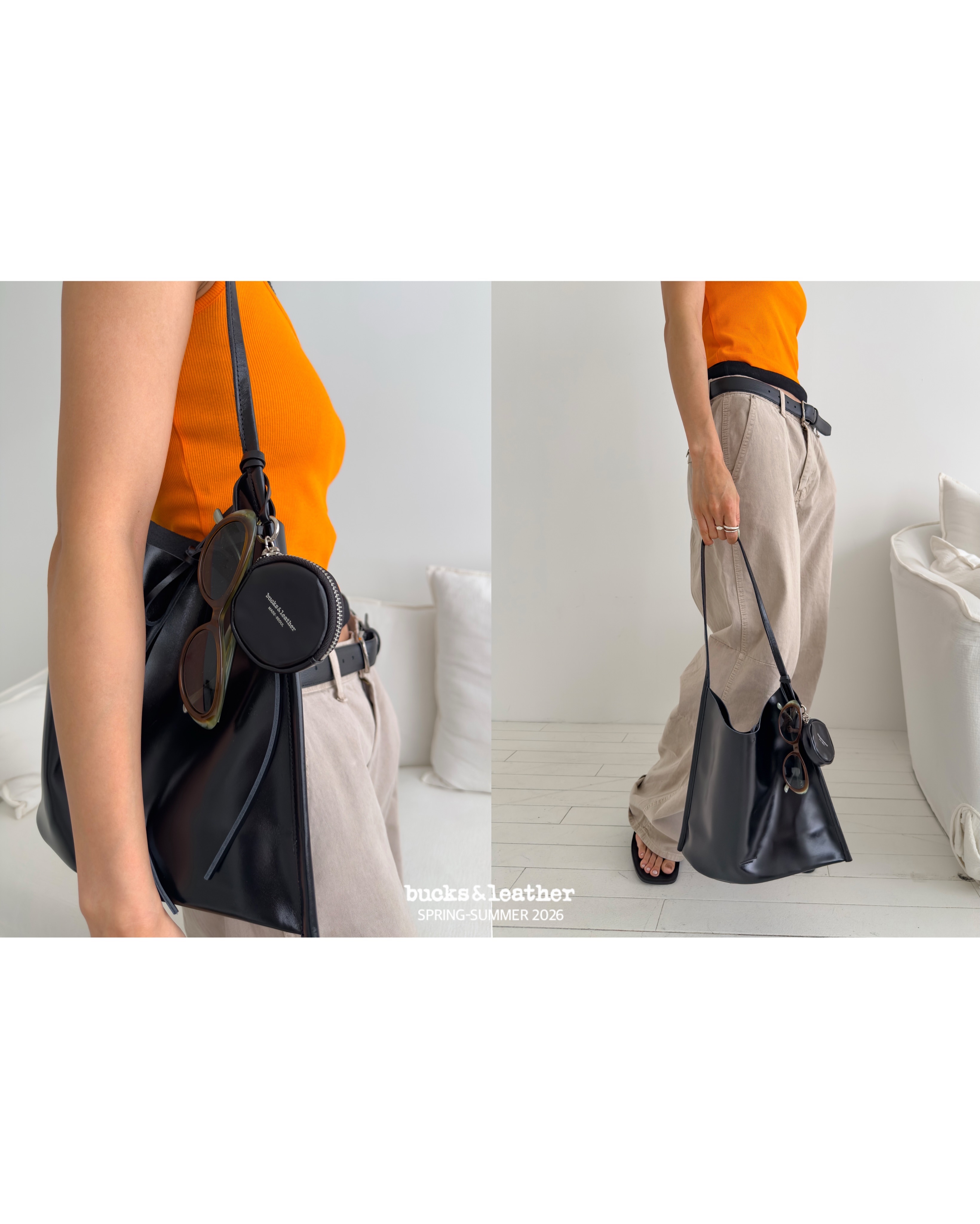 【26SS 】預訂_Flat Shoulder by Bucks & Leather