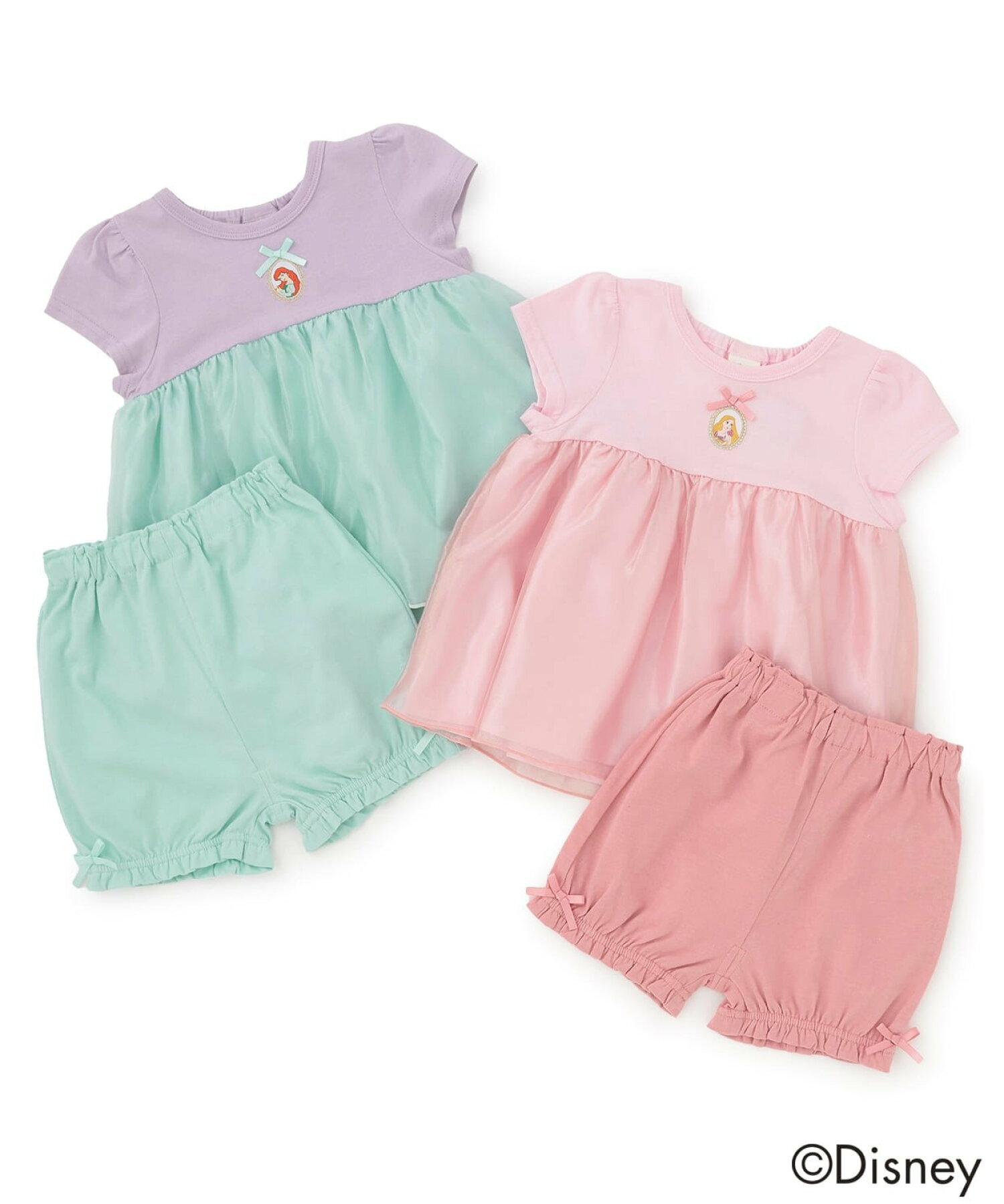 🆕【⭐訂購⭐】🌀 🇯🇵 日本直送🇯🇵 #DisneyPrincess 泡泡袖 薄紗 家居服套裝［3款選］🌀 [ELED-0217][260624]