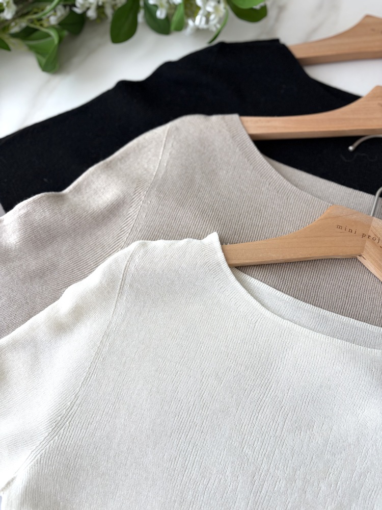 Essential Softy Daily Knit (Black)