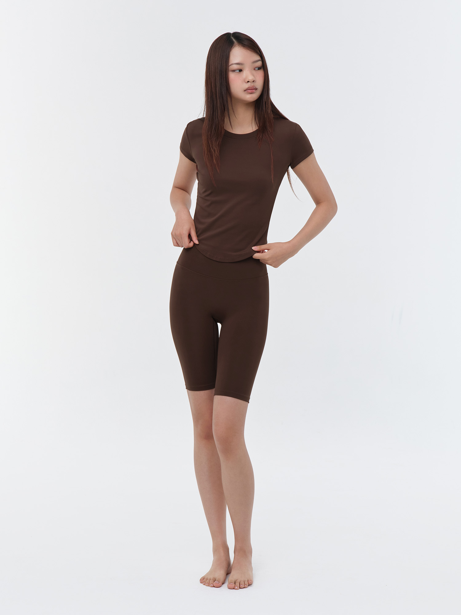 【秒變長腿姐姐5分褲】預購_Conch Signature Part 5 Leggings by Conch