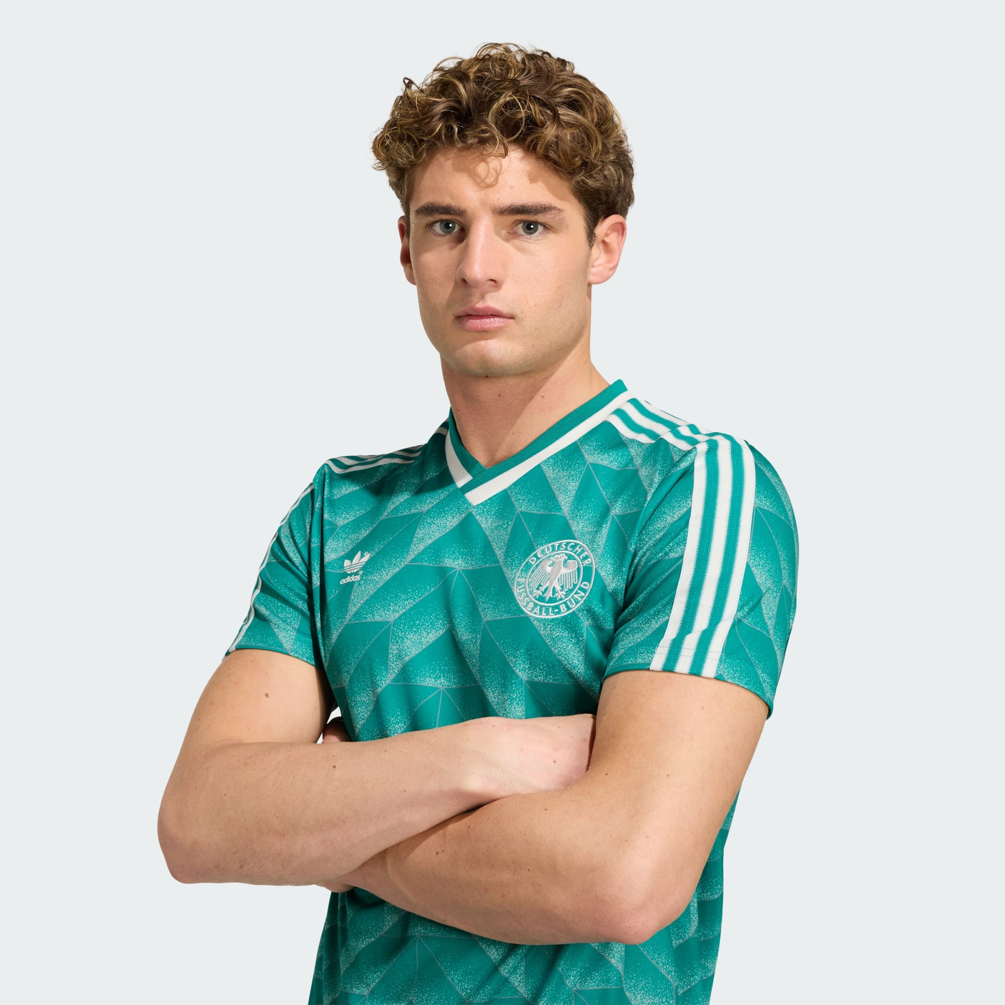 傳奇再現⚫🟥🟨Adidas Germany 德國 1990 作客球衣 Reissue (可加印字) KD3999