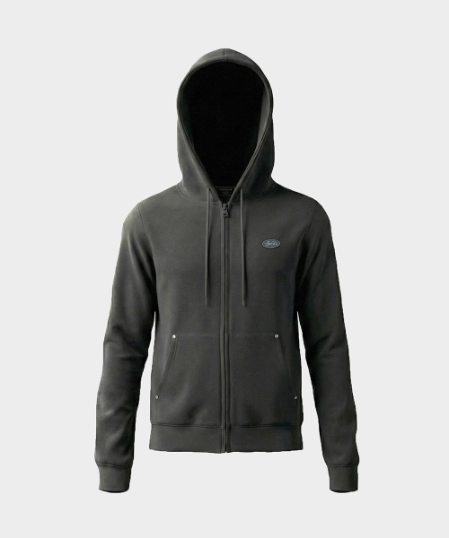 BS Soft Terry Zip-Up Hoodie - Charcoal