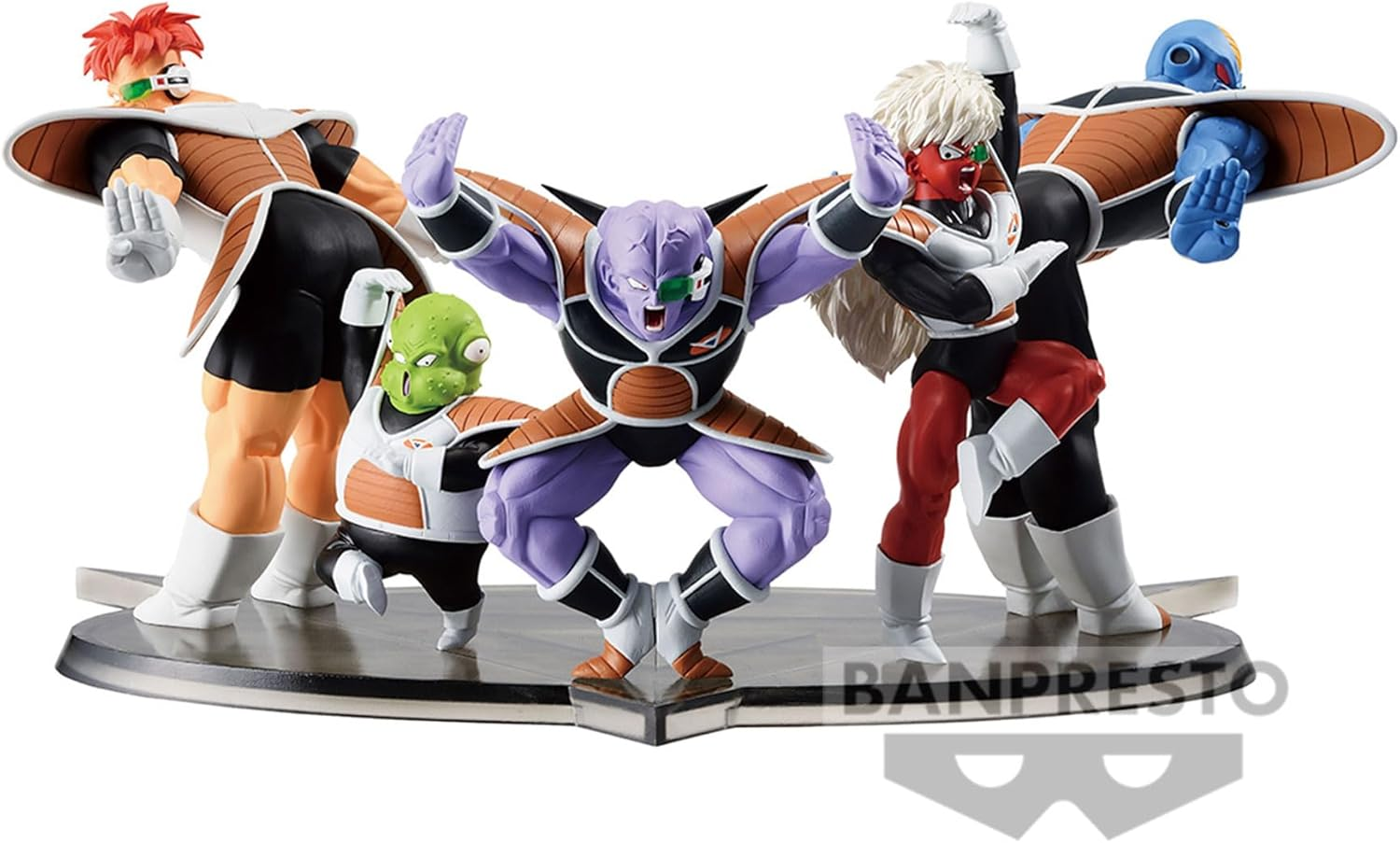 Banpresto, Solid Edge Works Figure: Dragon Ball Z, Set of Ginyu Force Vol.17-21 (Set of 5) 出陣系列 龍珠Z  基紐特戰隊 (一套五款)