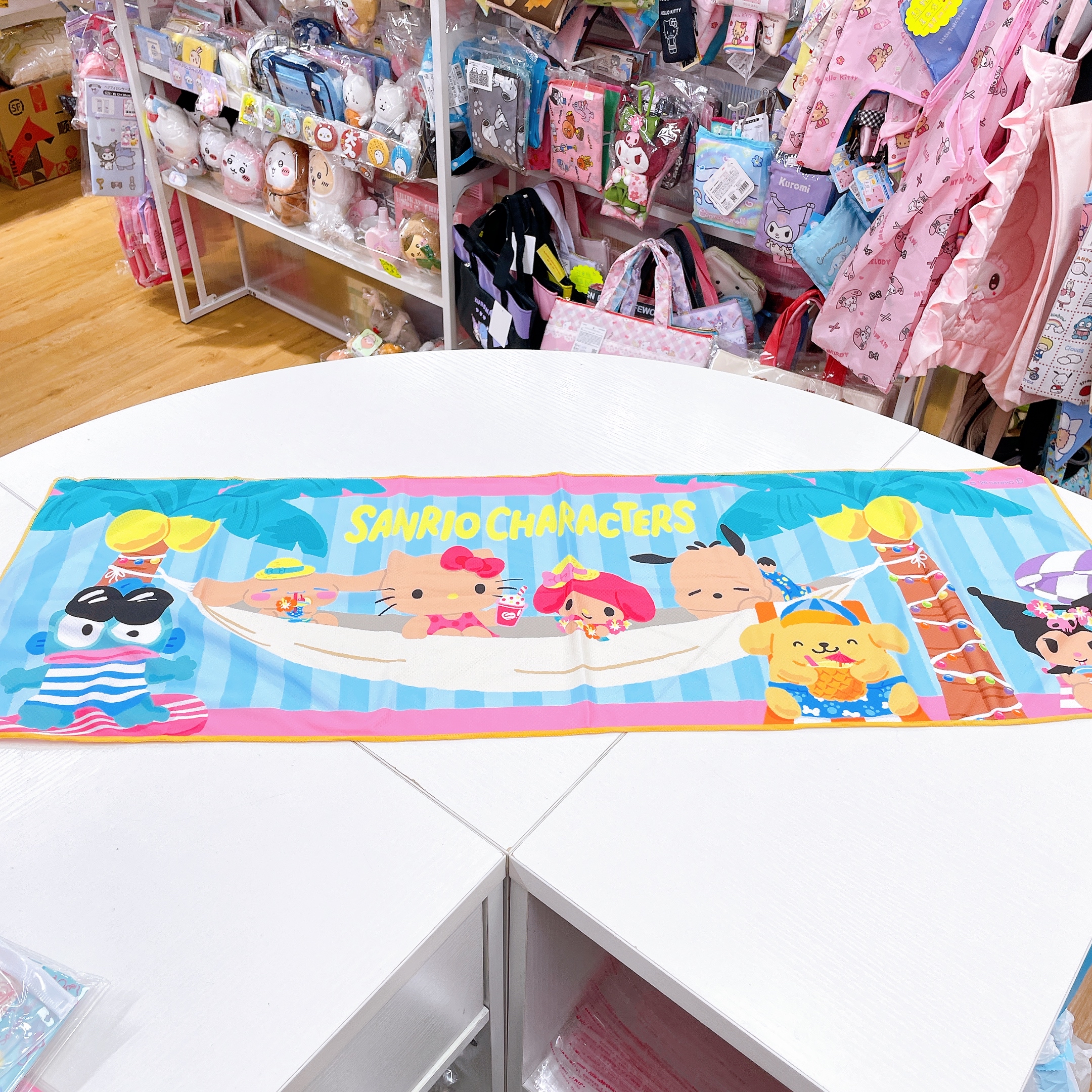 日本直送Sanrio新款良感毛巾90×30 cm！濕水扭乾之後就涼浸浸