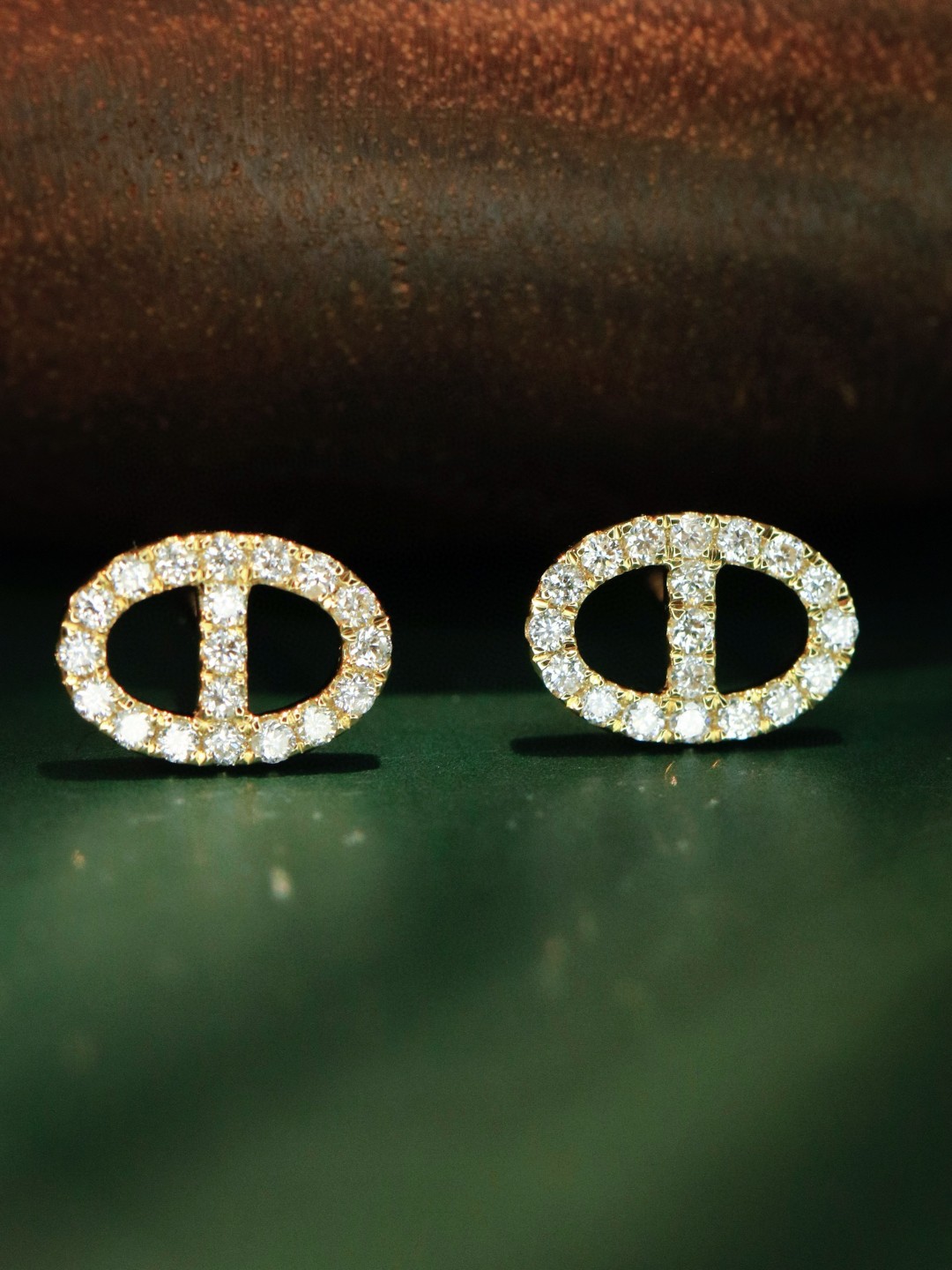 18K Diamond Earrings 