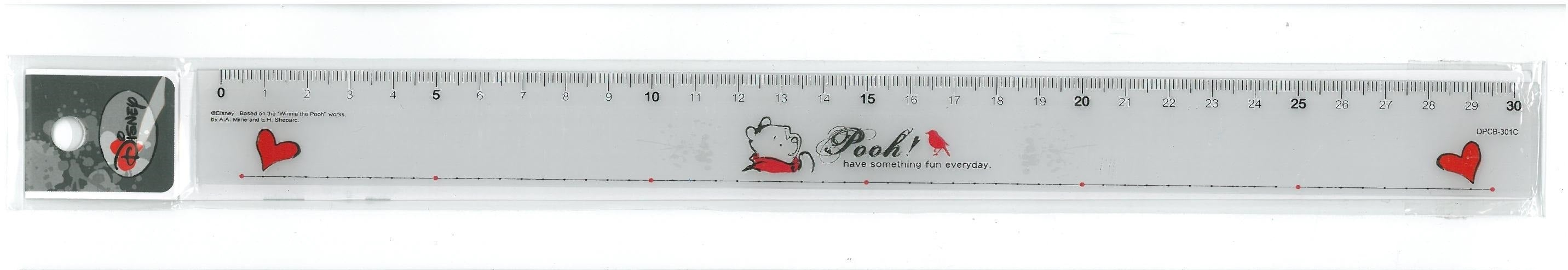 30CM 尺子 維尼熊    DPCB-301C