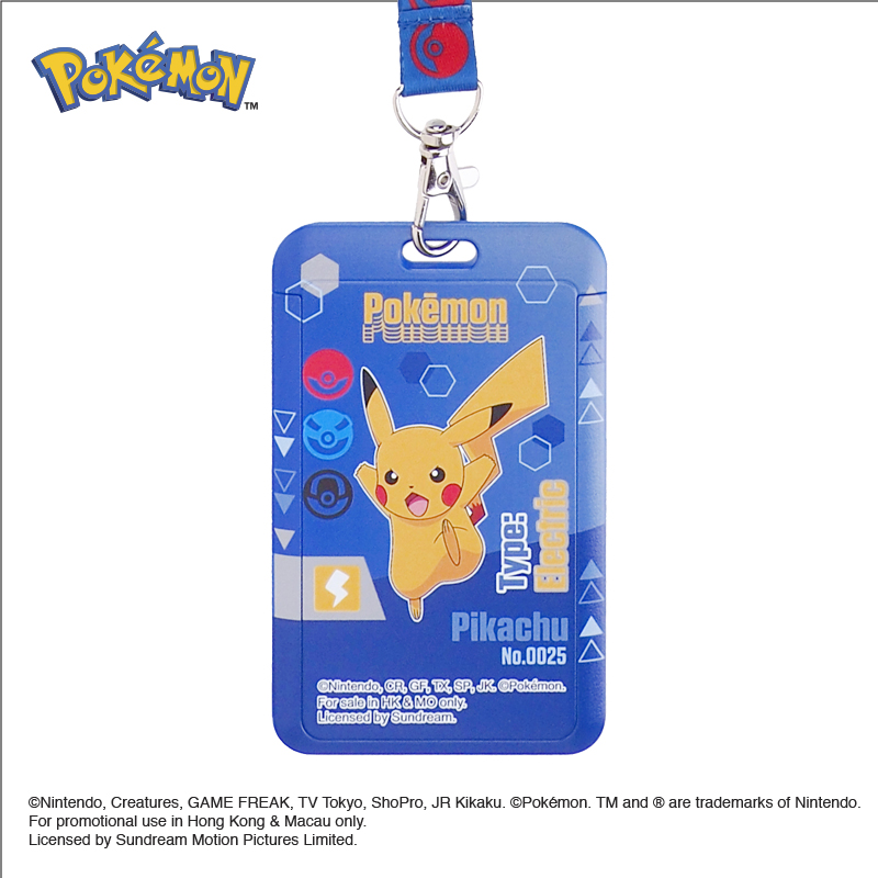 Pokémon Plastic Card Holder w/ Neck Strap 証件套連頸繩