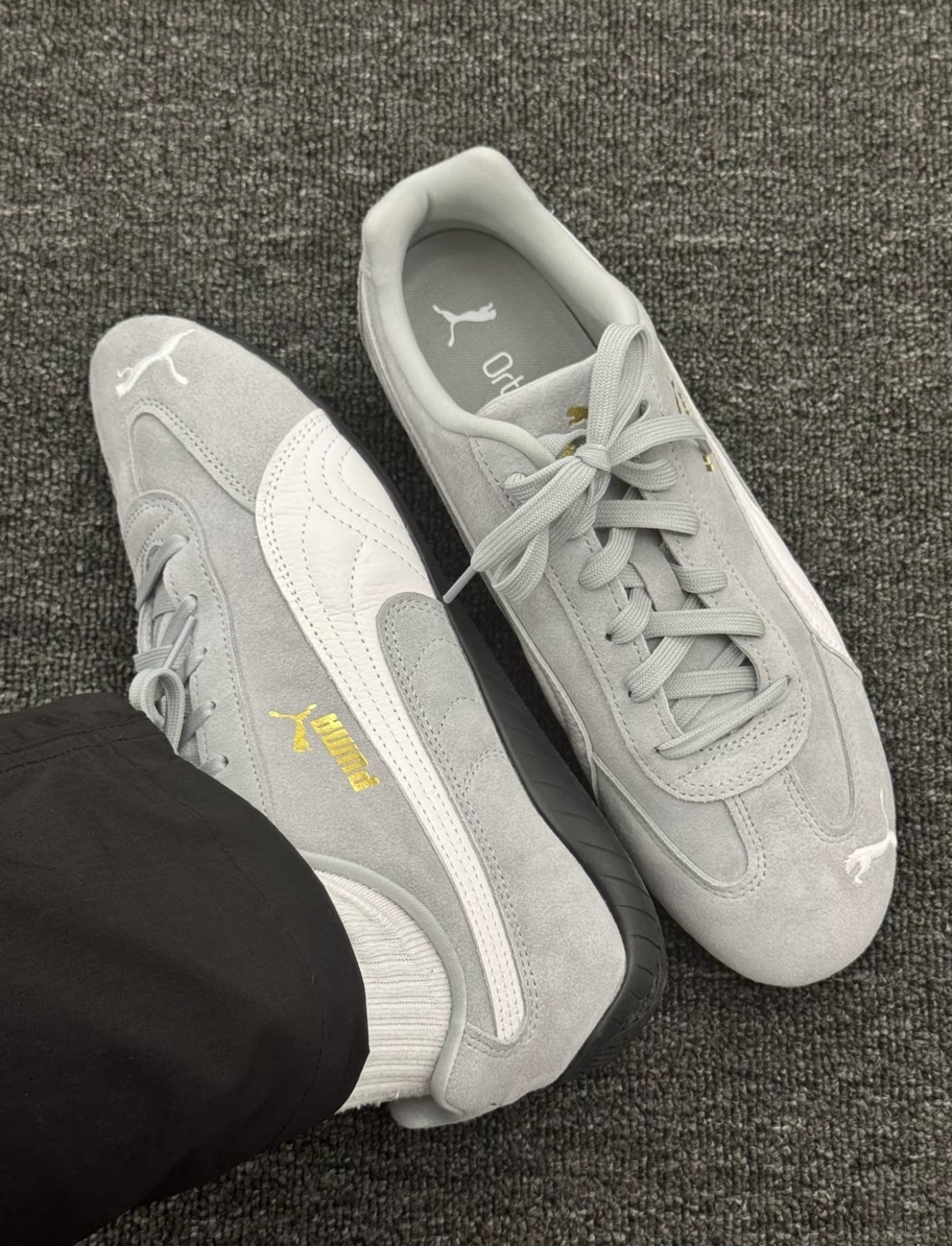 406329-05 Puma Speedcat Archive Grey White