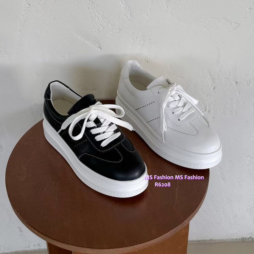 R6208 韓國🇰🇷真皮厚底sneakers