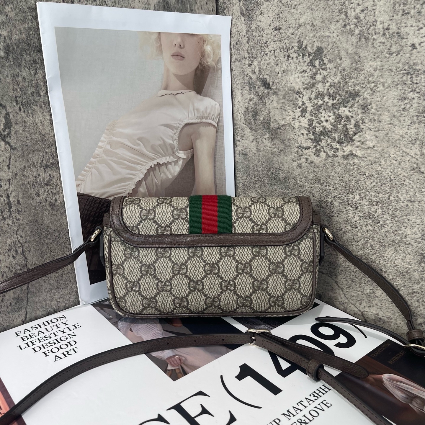 【預訂貨品】Gucci Ophidia老花相機包