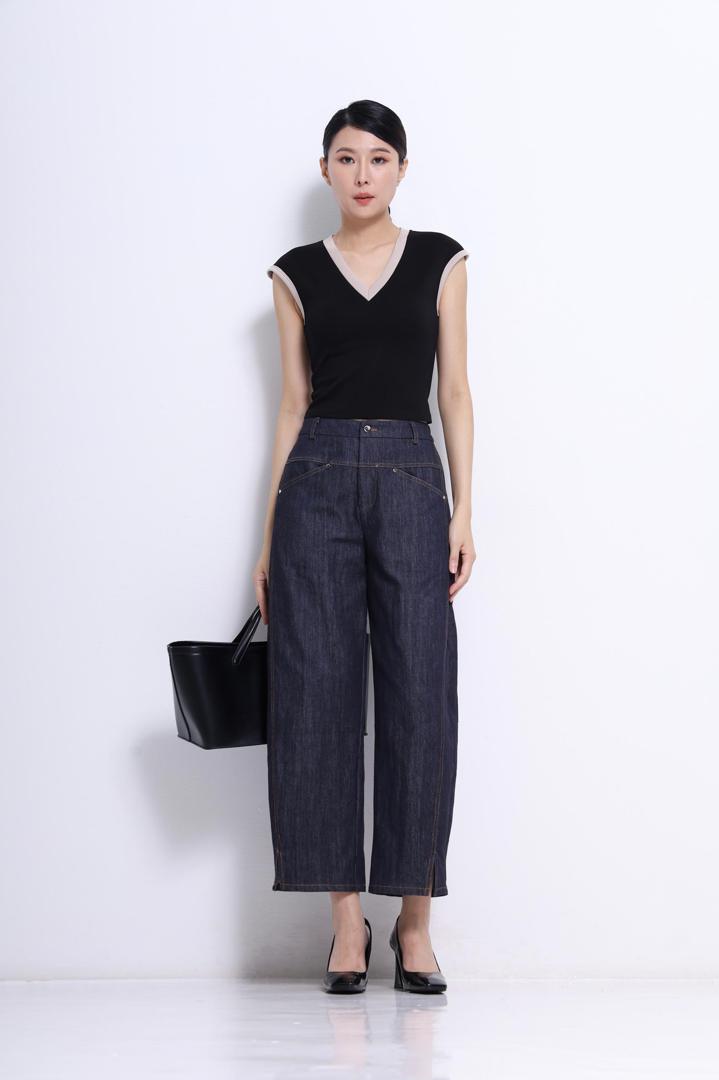 V领出袖上衣 2702