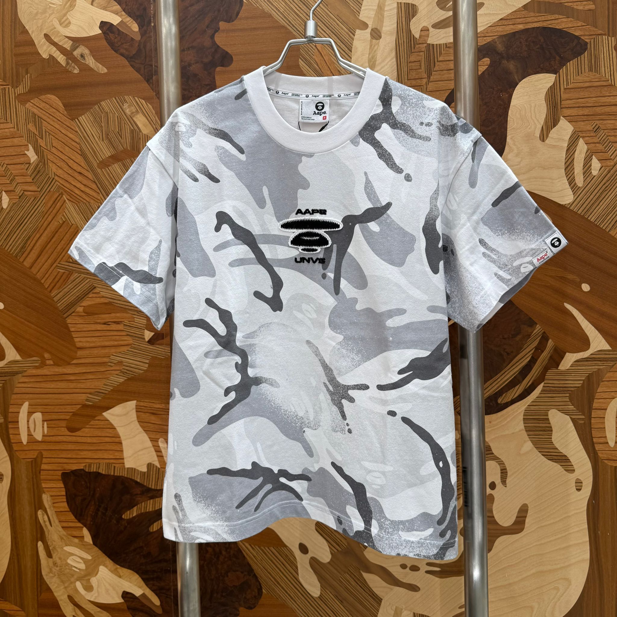 AAPE Relaxed fit AAPEUNVS moonface tee (1865) 寬鬆版