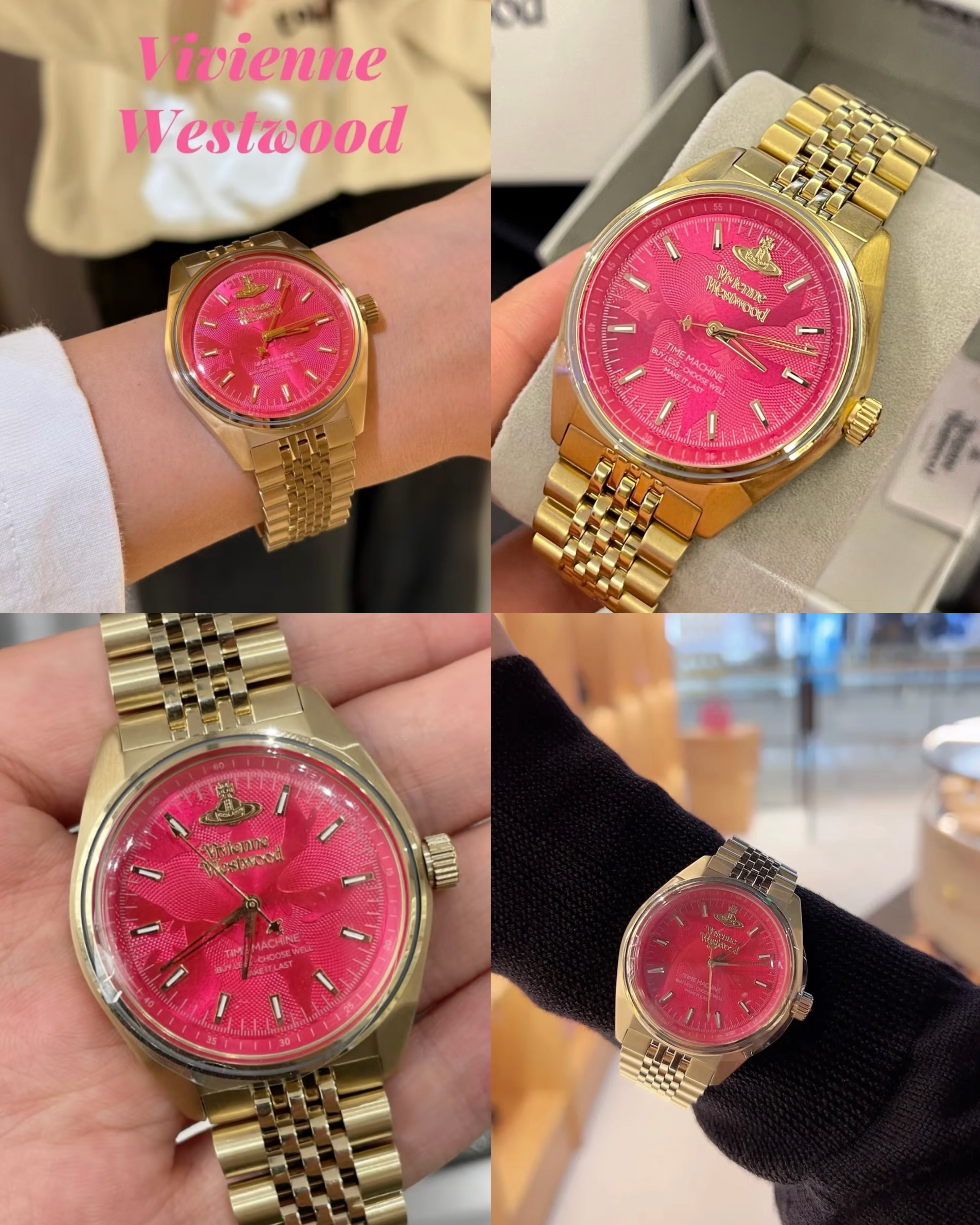 Vivienne Westwood Barbie粉錶盤手錶