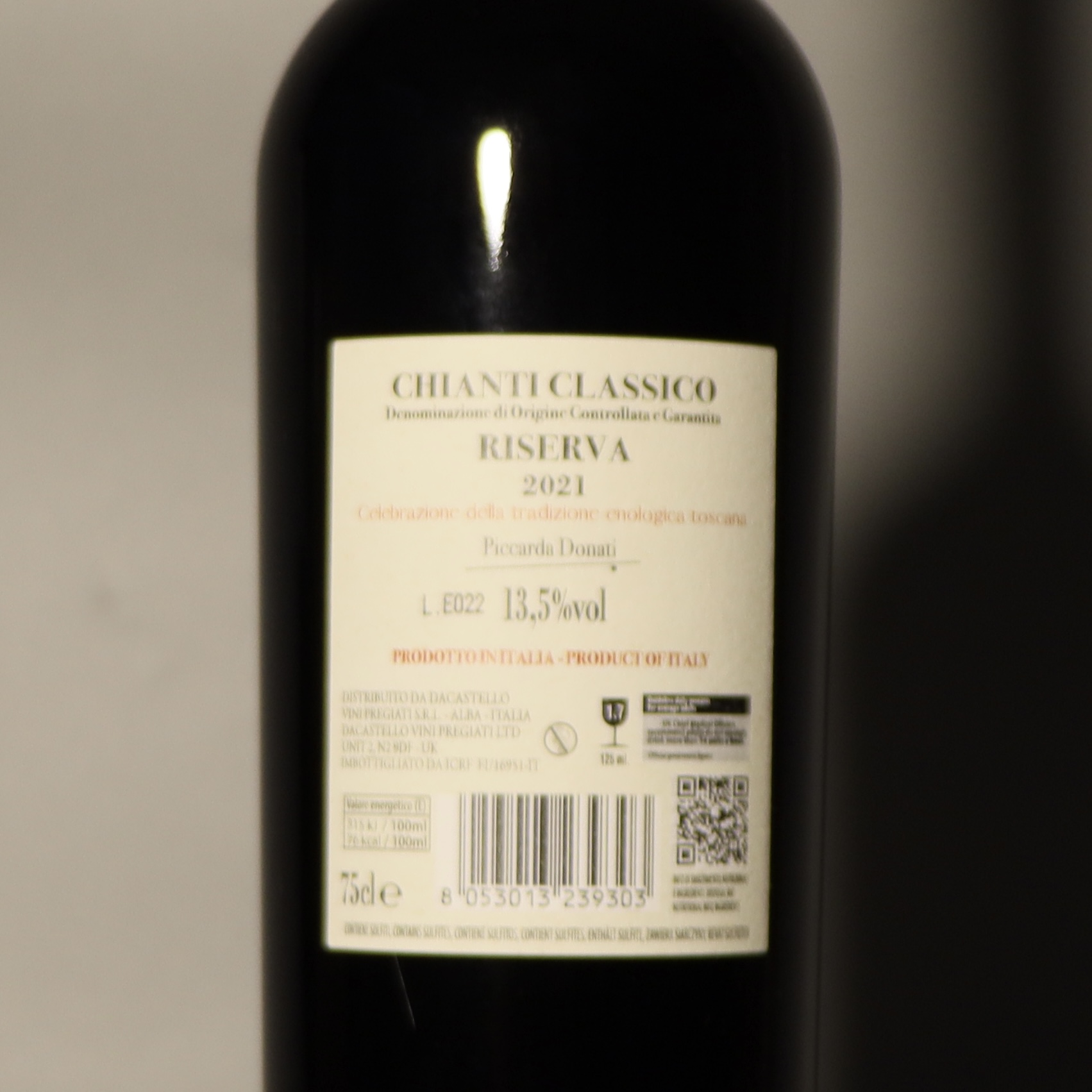 Chianti riseva classico DOCG